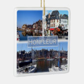 zFR028 HONFLEUR-haven, Normandië, Keramisch Ornament (Rechts)