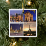 zFR030 PARIS, Frankrijk, Europa, Keramisch Ornament<br><div class="desc">Hier vind je het souvenir van je vakantie. Deze categorie bevat keramische sierbeelden van vele plaatsen in Frankrijk. (zFR030 PARIJS, Frankrijk, Europa, keramische siervoorwerpen). Verbazingwekkende vrienden en familieleden met de unieke souvenirs van uw geweldige reis. Probeer ons. #LeoPepeDesign - tour eiffel arc de triomphe, piramide du louvre museum seine, europe...</div>