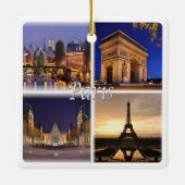 zFR030 PARIS, Frankrijk, Europa, Keramisch Ornament (Achterkant)