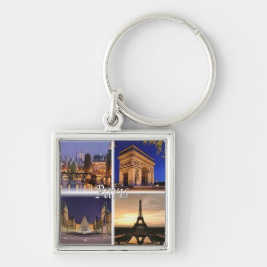 zFR030 PARIS, Frankrijk, Europa, Sleutelhanger (Voorkant)