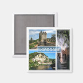 zFR033 DORDOGNE, Frankrijk, Fridge Magneet (Voorkant / Achterkant)