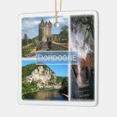 zFR033 DORDOGNE, Frankrijk, Keramisch Ornament (Links)