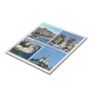 zFR035 MARSEILLES, Frankrijk, Tegeltje