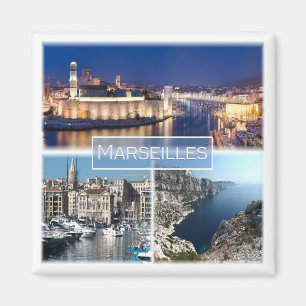 zFR036 MARSEILLES, Frankrijk, Fridge Magneet
