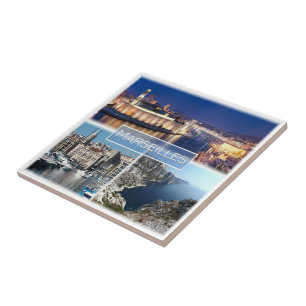 zFR036 MARSEILLES, Frankrijk, Tegeltje