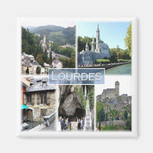 zFR038 LOURDES, Frankrijk, Fridge Magneet