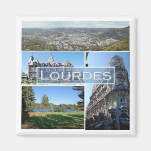 zFR039 LOURDES, Frankrijk, Fridge Magneet