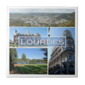 zFR039 LOURDES, Frankrijk, Tegeltje (Voorkant)