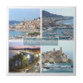 zFR040 FRANSE RIVIERA, Frankrijk, Tegeltje (Voorkant)