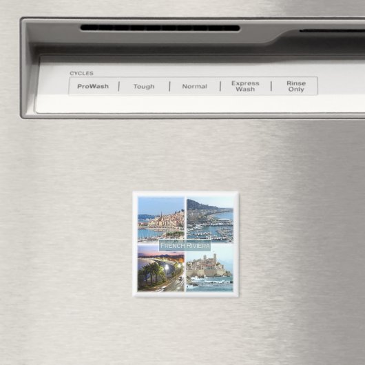 zFR040 FRENCH RIVIERA, Frankrijk, Fridge Magneet (Insitu (Vaatwasser))