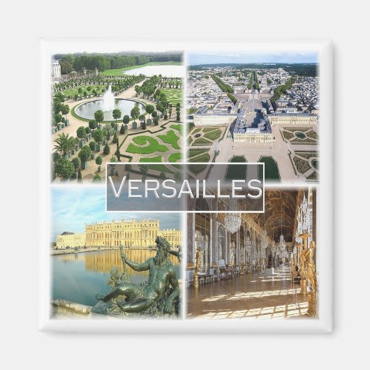 zFR042 VERSAILLES The Palace, France, Fridge Magneet (Voorkant)