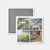 zFR042 VERSAILLES The Palace, France, Fridge Magneet (Voorkant / Achterkant)