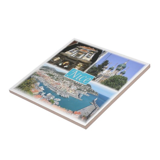 zFR043 NICE, Provence, Frankrijk, Tegeltje (Zijkant)