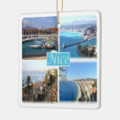 zFR045 NICE, Provence, Frankrijk Keramisch Ornament (Links)