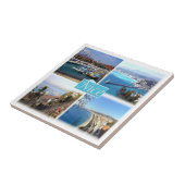 zFR045 NICE, Provence, Frankrijk Tegeltje (Zijkant)