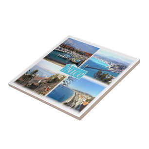 zFR045 NICE, Provence, Frankrijk Tegeltje