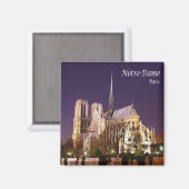 zFR055 NOTRE-DAME, Parijs, Frankrijk, Fridge Magneet (Voorkant / Achterkant)