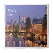 zFR056 PARIS en de Seine, Frankrijk, Tegeltje (Voorkant)