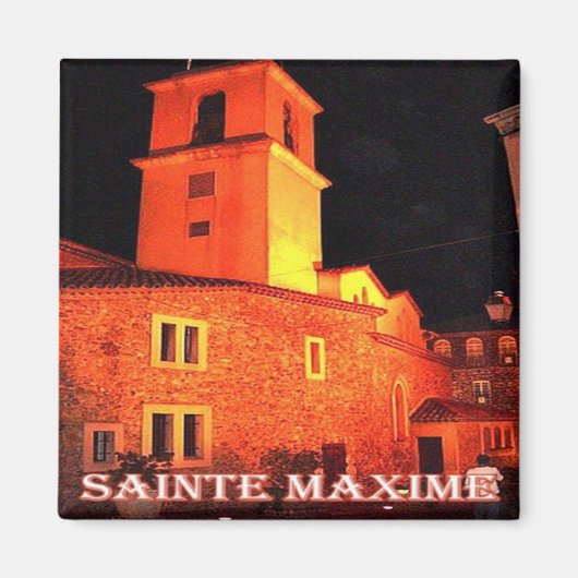 zFR075 SAINTE MAXIME, Franse Riviera, Fridge Magneet (Voorkant)