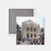 zFR077 TOULON-OPERA, Franse Riviera, Fridge Magneet (Voorkant / Achterkant)