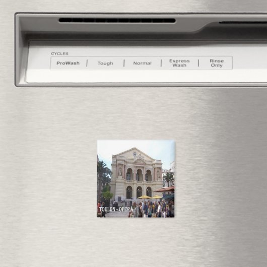 zFR077 TOULON-OPERA, Franse Riviera, Fridge Magneet (Insitu (Vaatwasser))