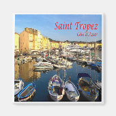 zFR078 SAINT TROPEZ Franse Riviera, Frankrijk, Fri Magneet (Voorkant)