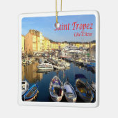zFR078 SAINT TROPEZ French Riviera, Frankrijk, Keramisch Ornament (Links)