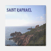 zFR080 SAINT RAPHAEL, Franse Riviera, Fridge Magneet (Voorkant)