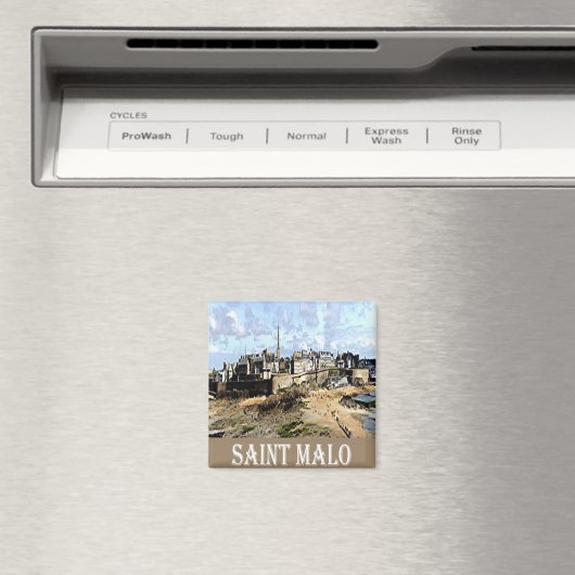 zFR081 SAINT MALO, Franse Riviera, Frankrijk, Frid Magneet (Insitu (Vaatwasser))