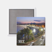 zFR085 NICE NIZZA French Riviera, France, Fridge Magneet (Voorkant / Achterkant)