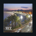 zFR085 NICE NIZZA French Riviera, France, Fridge Magneet<br><div class="desc">Hier vind je het souvenir van je vakantie. Deze categorie bevat patchmagneten van vele plaatsen in Frankrijk. (zFR085 NICE NIZZA French Riviera, France, Fridge magnet). Verbazingwekkende vrienden en familieleden met de unieke souvenirs van uw geweldige reis. Probeer ons. #LeoPepeDesign - europa frankrijk, leopedesign, reisfoto's turisme, cadeau souvenir gadget fridge magnet...</div>