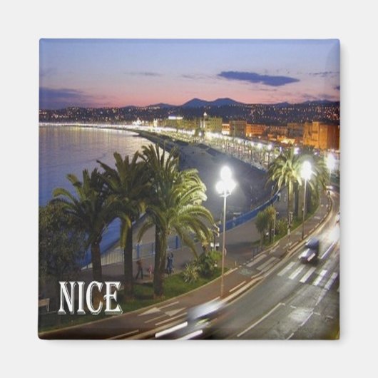 zFR085 NICE NIZZA French Riviera, France, Fridge Magneet (Voorkant)