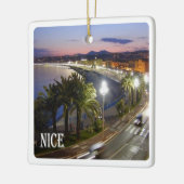 zFR085 NICE NIZZA French Riviera, Frankrijk, Keramisch Ornament (Links)
