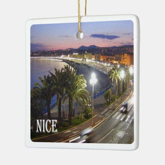 zFR085 NICE NIZZA French Riviera, Frankrijk, Keramisch Ornament (Links)