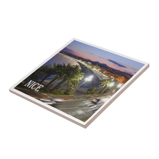 zFR085 NICE NIZZA French Riviera, Frankrijk, Tegeltje (Zijkant)