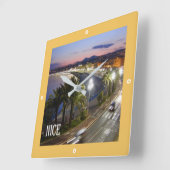 zFR085 NICE NIZZA French Riviera, Frankrijk, Vierkante Klok (Hoek)