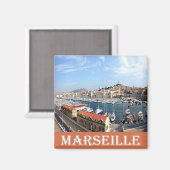 zFR087 MARSEILLE MARS, Franse Riviera, Fridge Magneet (Voorkant / Achterkant)