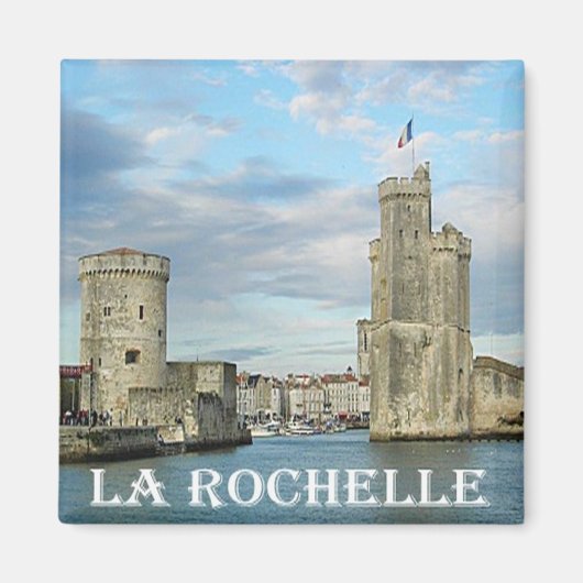 zFR091 LA ROCHELLE, Franse Riviera, Frankrijk, Fri Magneet (Voorkant)