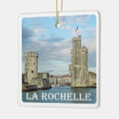 zFR091 LA ROCHELLE, Franse Riviera, Frankrijk, Keramisch Ornament (Links)