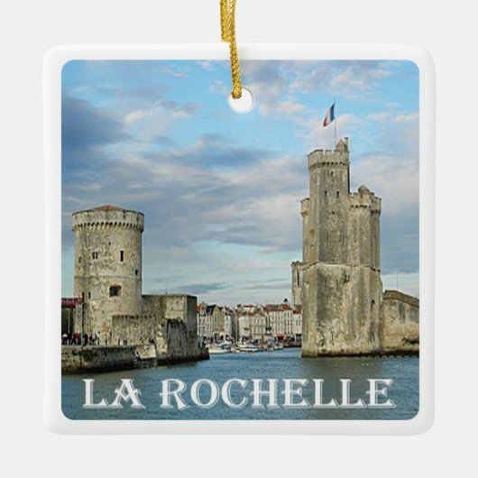 zFR091 LA ROCHELLE, Franse Riviera, Frankrijk, Keramisch Ornament (Voorkant)