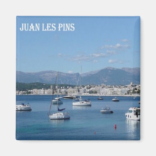 zFR093 JUAN LES PINS, Franse Riviera, Fridge Magneet (Voorkant)