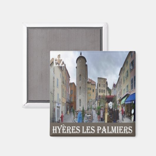 zFR095 HYÈRES LES PALMIERS, Franse Riviera, Fridge Magneet (Voorkant / Achterkant)