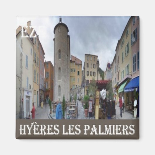 zFR095 HYÈRES LES PALMIERS, Franse Riviera, Fridge Magneet (Voorkant)