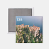 zFR096 EZE EZA, Franse Riviera, Frankrijk, Fridge Magneet (Voorkant / Achterkant)
