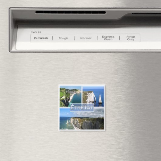 zFR101 ETRETAT Normandy, Fridge Magneet (Insitu (Vaatwasser))