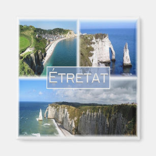 zFR101 ETRETAT Normandy, Fridge Magneet