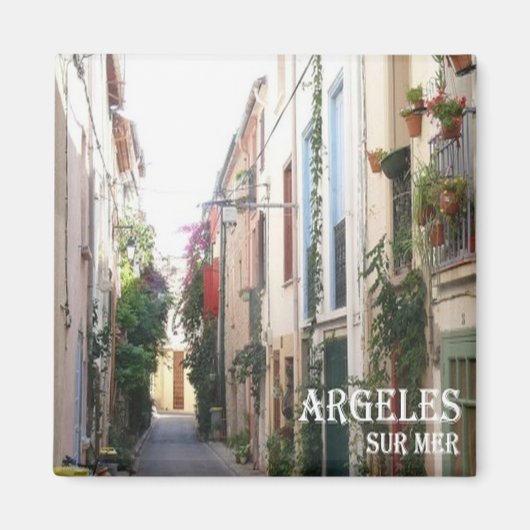 zFR105 ARGELES SUR MER French Riviera, Frankrijk, Magneet (Voorkant)