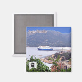 zFR119 PORTO VECCHIO, Corsica, Fridge Magneet (Voorkant / Achterkant)