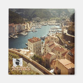 zFR123 BONIFACIO panorama, Corsica Magneet (Voorkant)