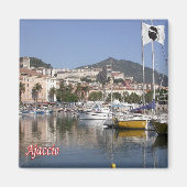 zFR129 AJACCIO-haven, Corsica, Fridge Magneet (Voorkant)